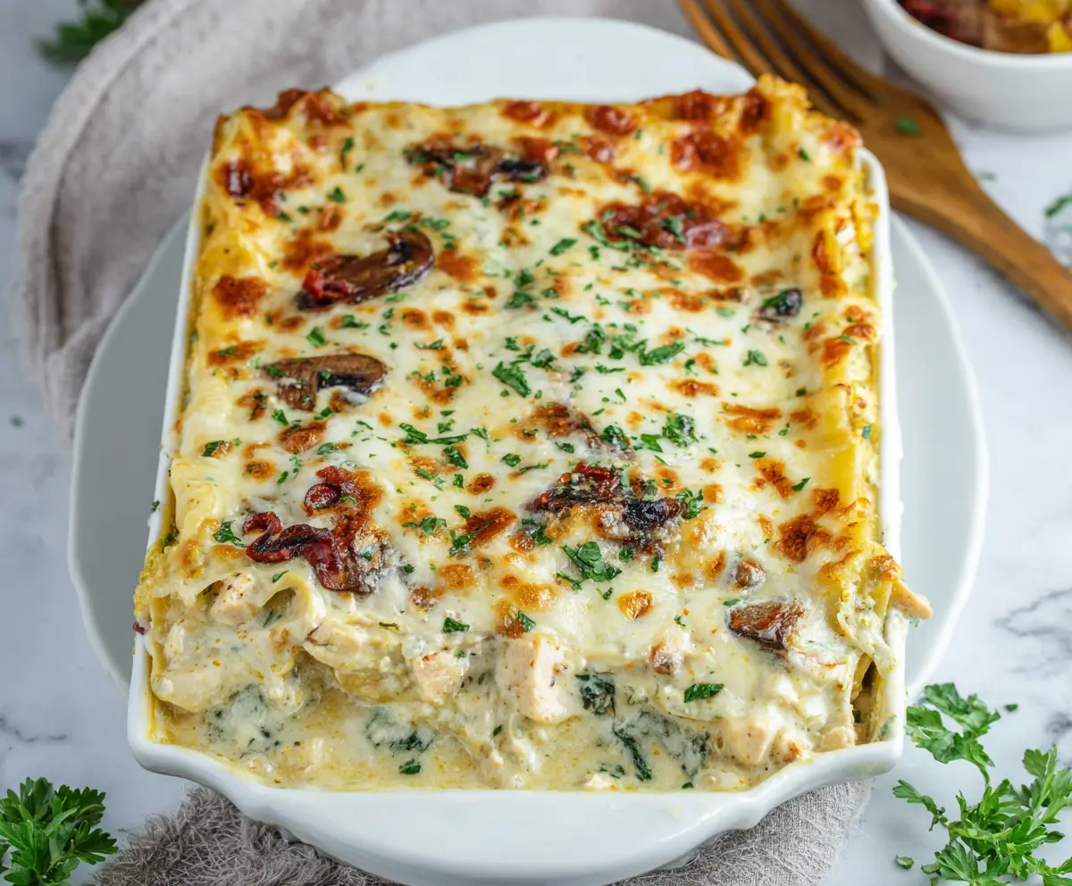 Marry Me Chicken Lasagna