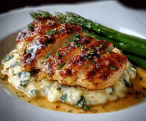 Morton’s Steakhouse Chicken Christopher served on a plate with fresh herbs