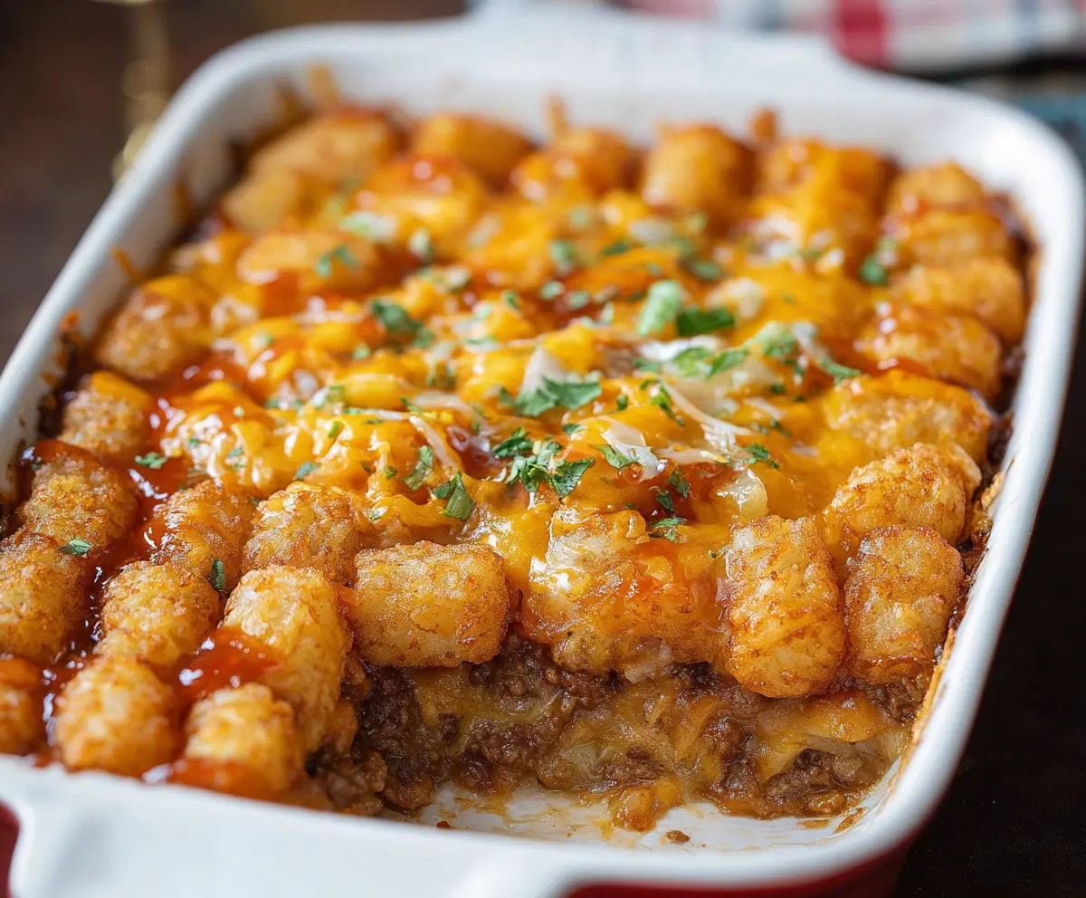 Big Mac tater tot casserole 