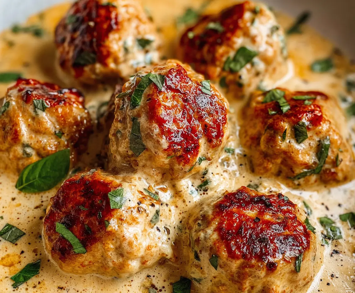 Creamy Marry Me Chicken Meatballs