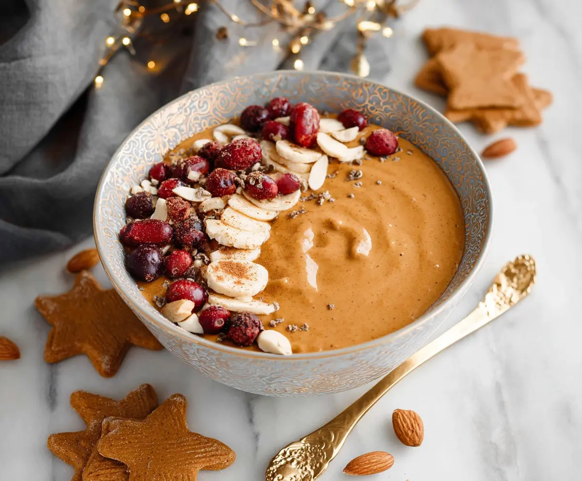 Gingerbread Smoothie Bowl
