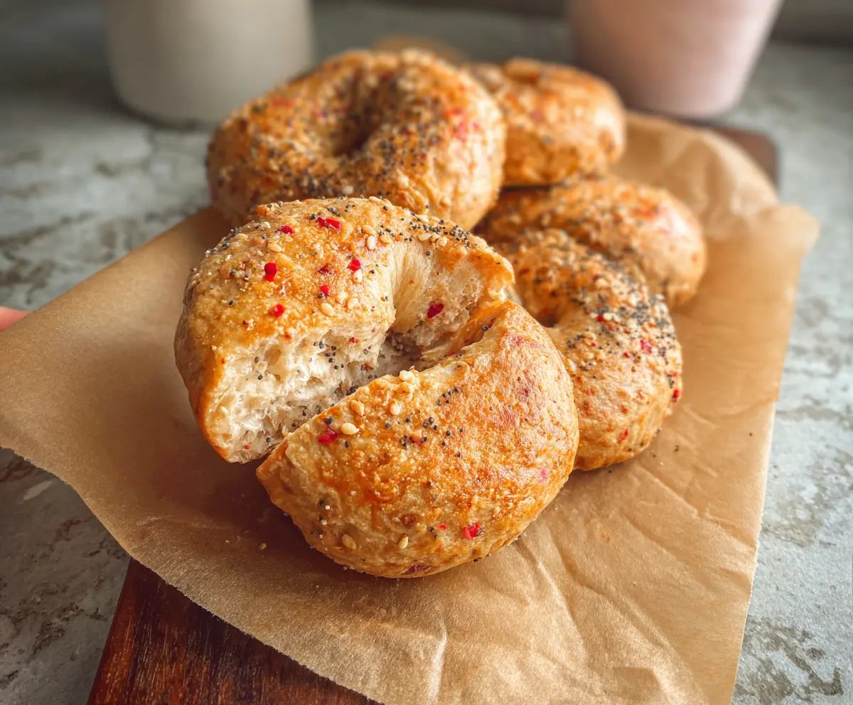 High Protein Bagels