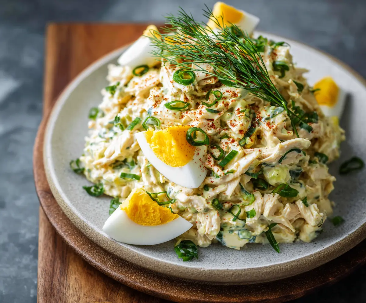 Classic High-Protein Chicken & Egg Salad