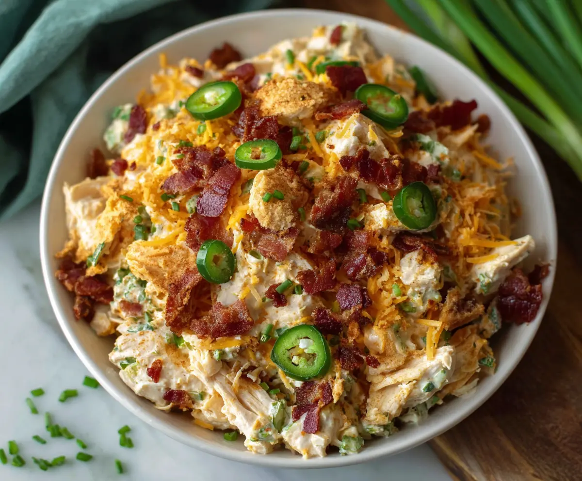 Jalapeño Popper Chicken Salad