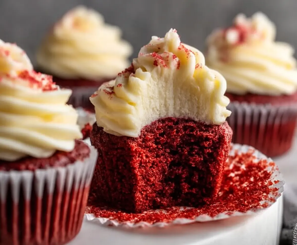 Small Batch Red Velvet Cupcakes