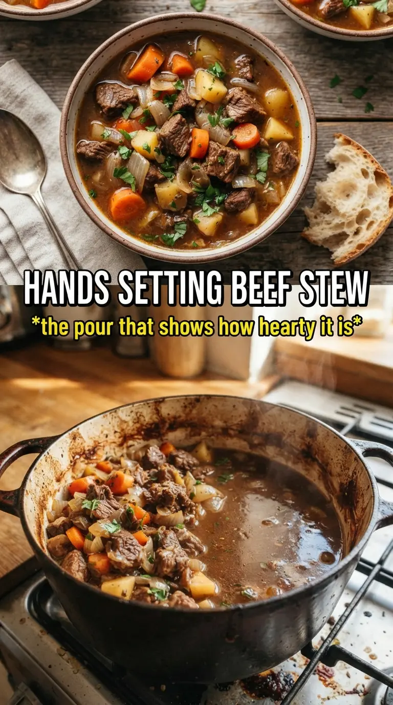 Classic Beef Stew savory, hearty, homemade