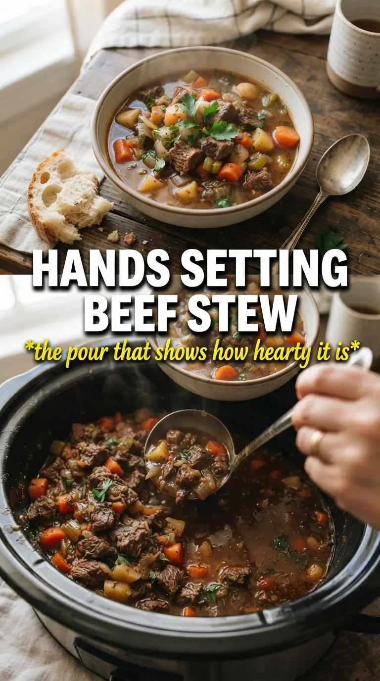 Crock Pot Beef Stew hearty savory