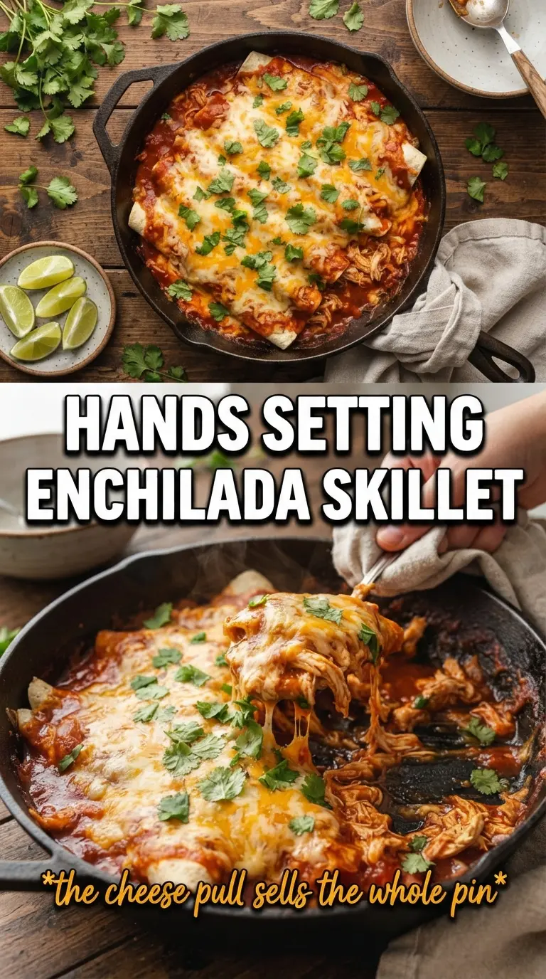 Enchilada Skillet cheesy saucy Tex-Mex
